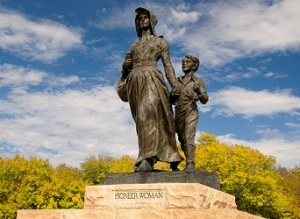 Pioneer Woman statue, Oklahoma Pioneer Woman Museum