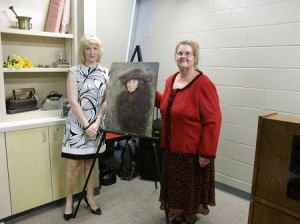 Portrait by Cheryl Capps Roach (Cheryl on left, Donna Le on right)